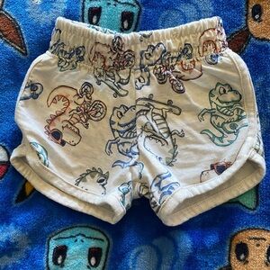 Garanimals Kids Dinosaur Print Shorts - White
